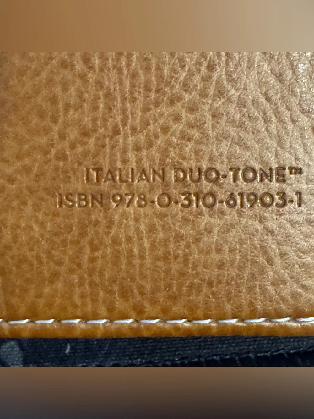Italian Leather Pocket KJV Bible - New International Version
